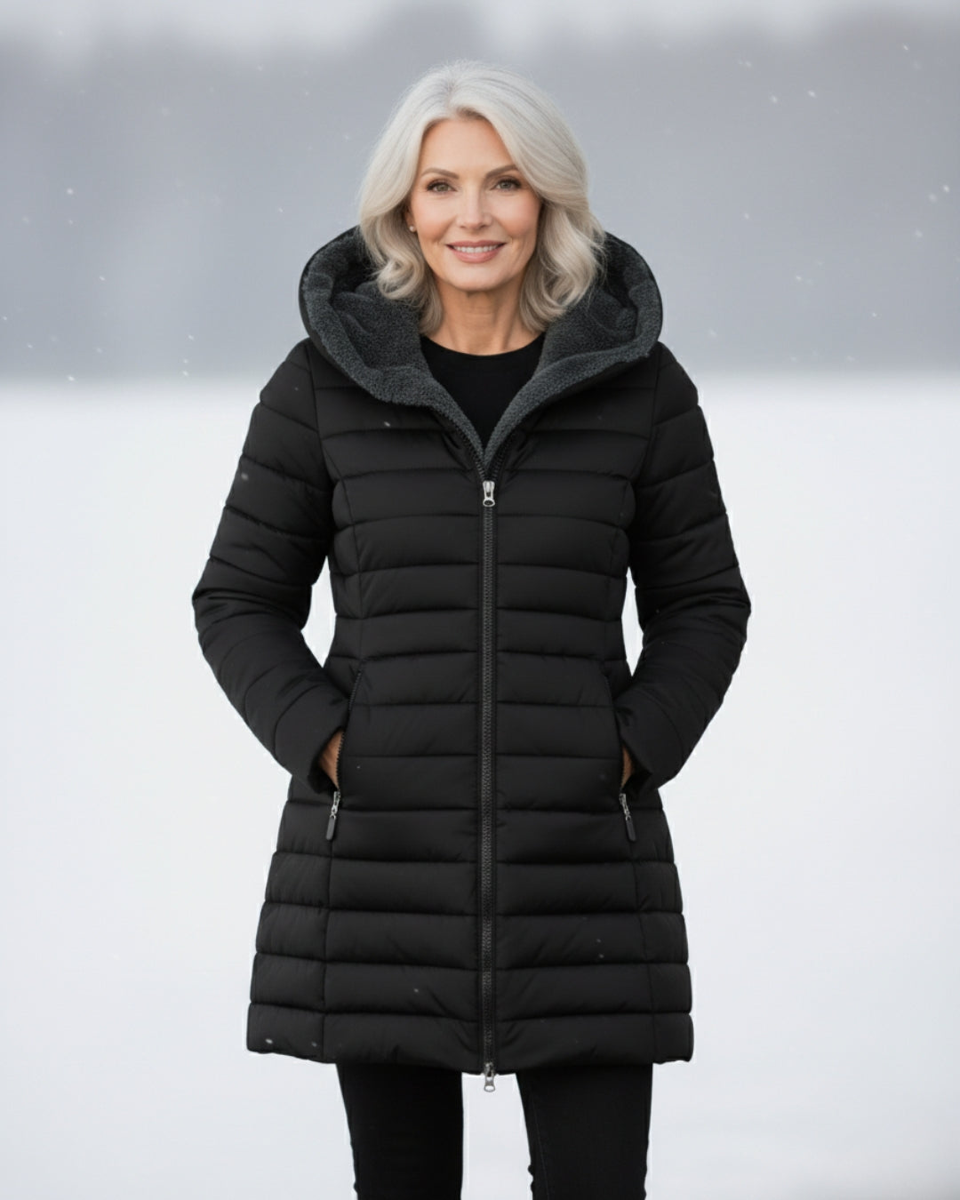 Reese™ | Fleece-Lined Winter Puffer Coat