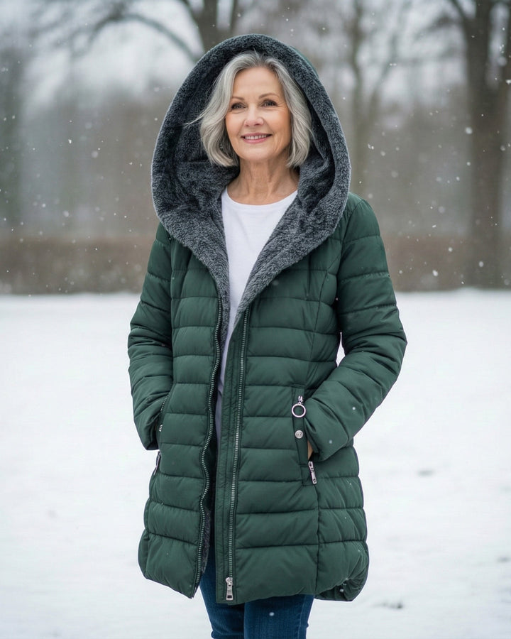 Reese™ | Fleece-Lined Winter Puffer Coat