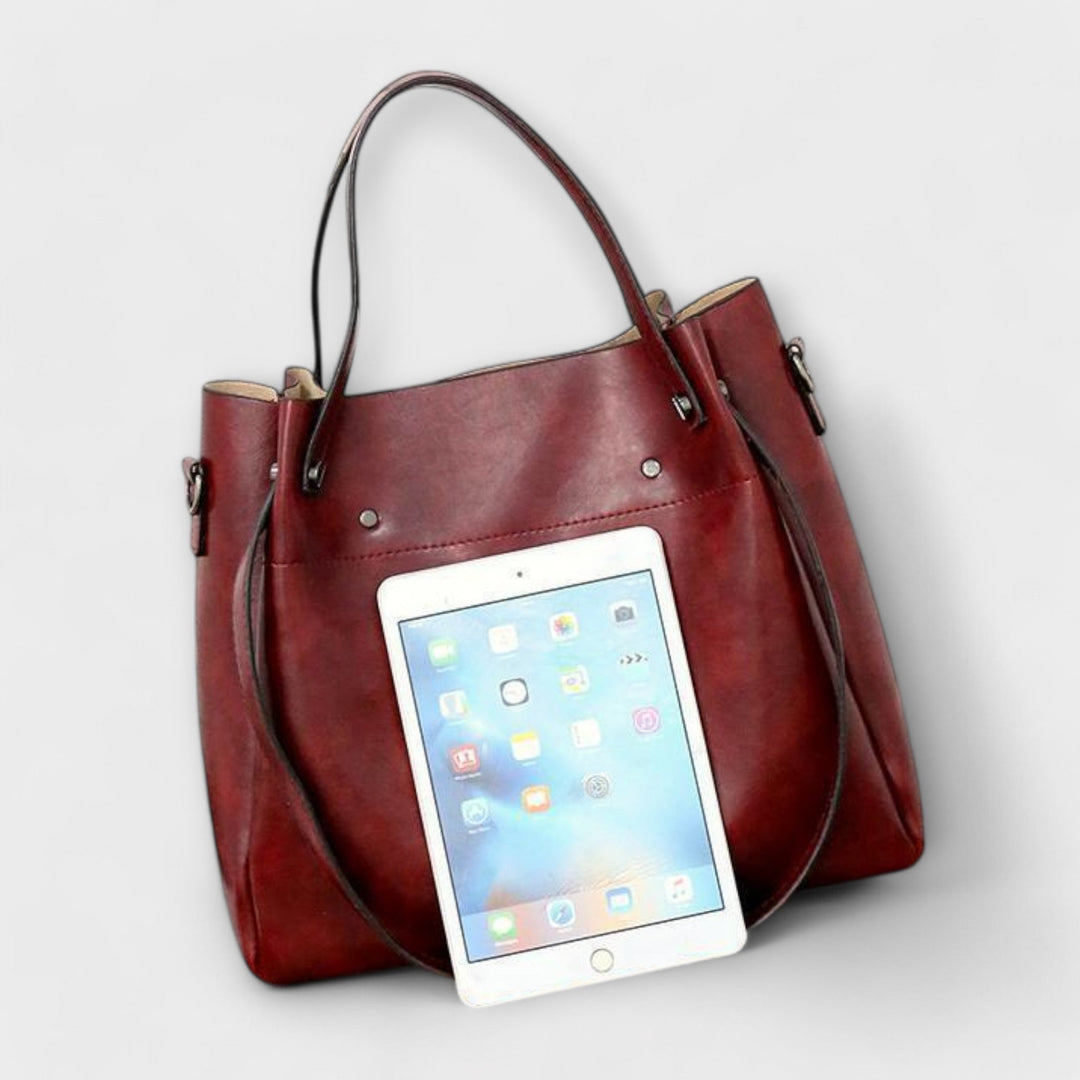 Leah - 4-Piece Vintage Bag Set