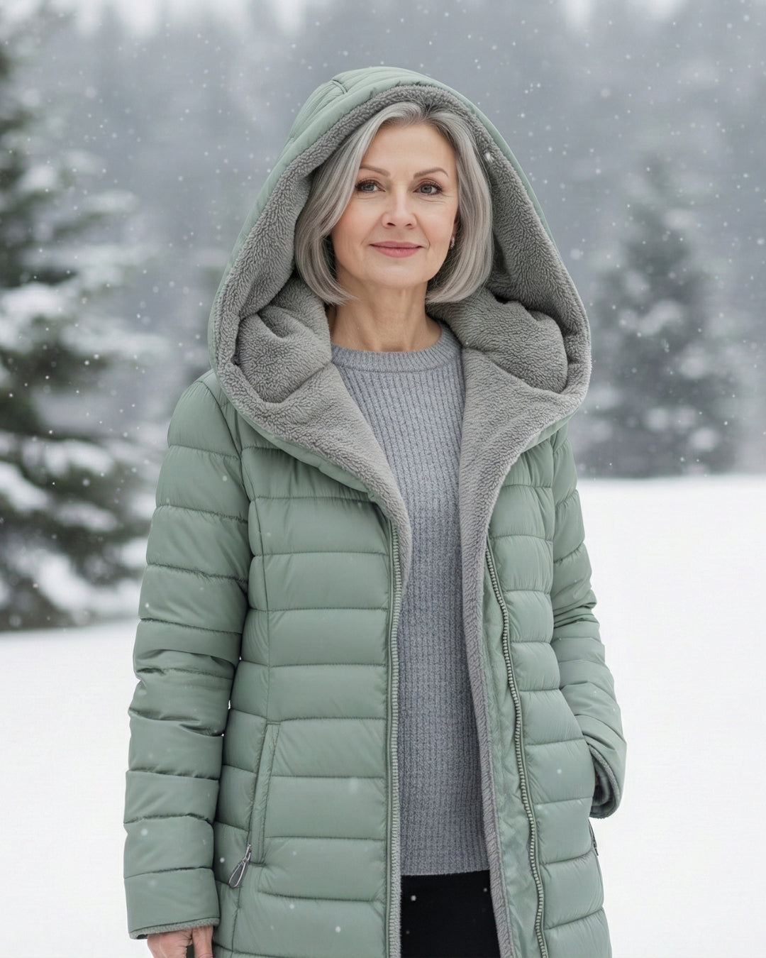 Reese™ | Fleece-Lined Winter Puffer Coat