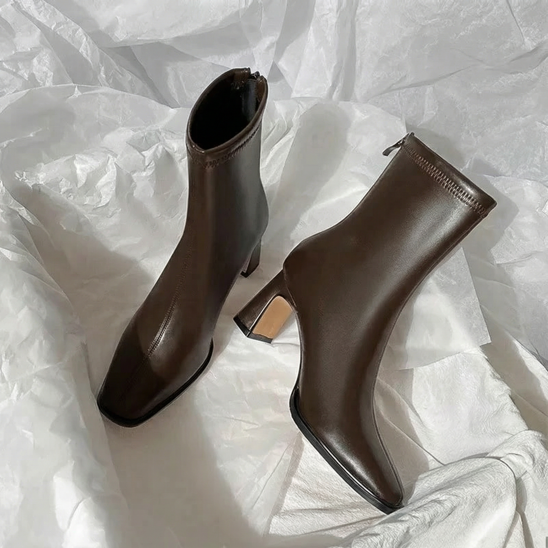 Nora™ | Refined Slim-Heel Ankle Boots