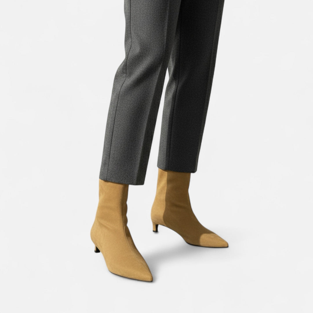 Jasmine™ | Vintage Low-Heel Ankle Boots