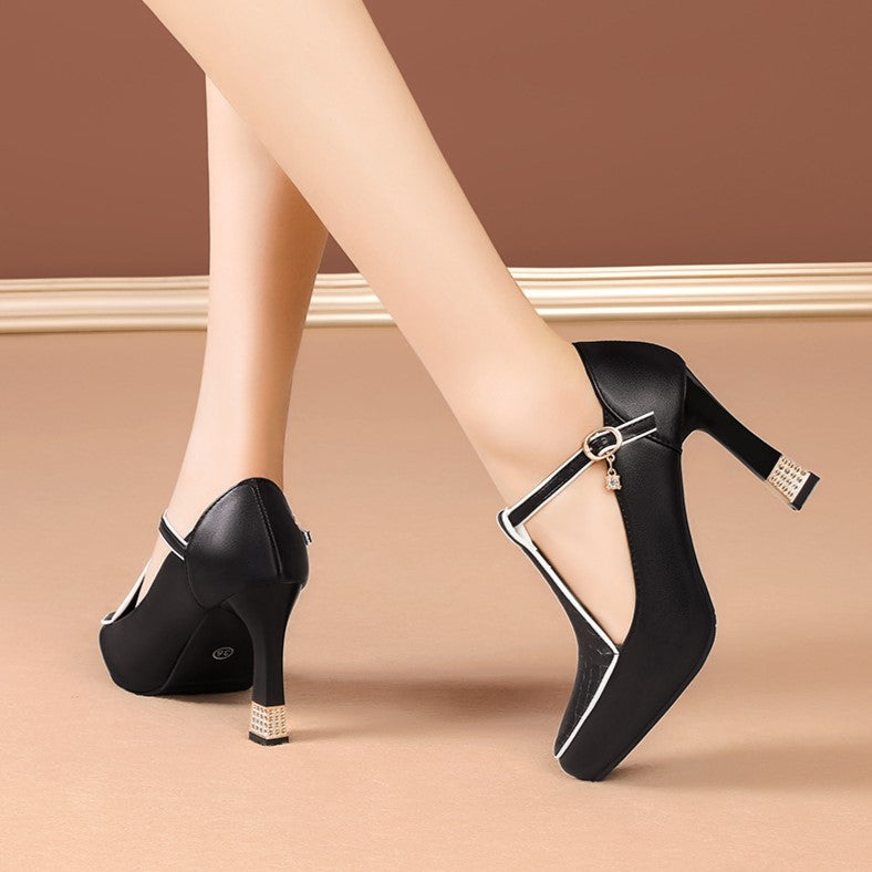Amara™ | T-Bar Evening Pumps