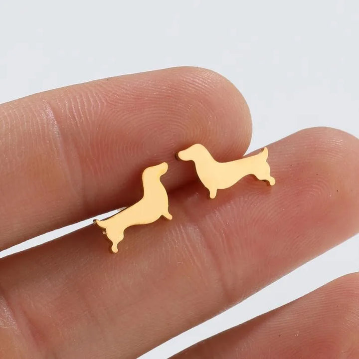 Marley™ | Dachshund Stud Earrings