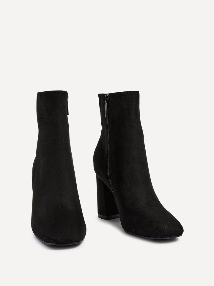Sage™ | Faux Suede Block-Heel Boots
