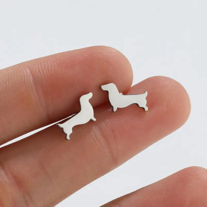 Marley™ | Dachshund Stud Earrings
