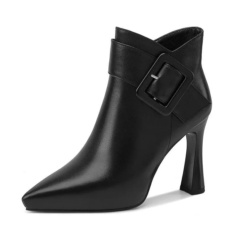Sloane™ | Modern Buckle Ankle Boots
