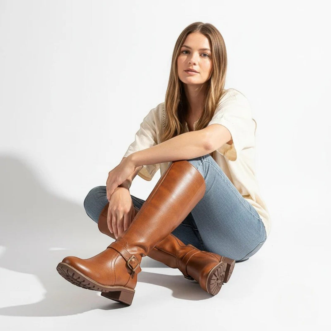 Stella™ | Women’s Knee-High Buckle Boots