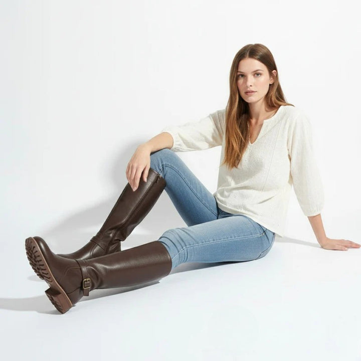 Stella™ | Women’s Knee-High Buckle Boots