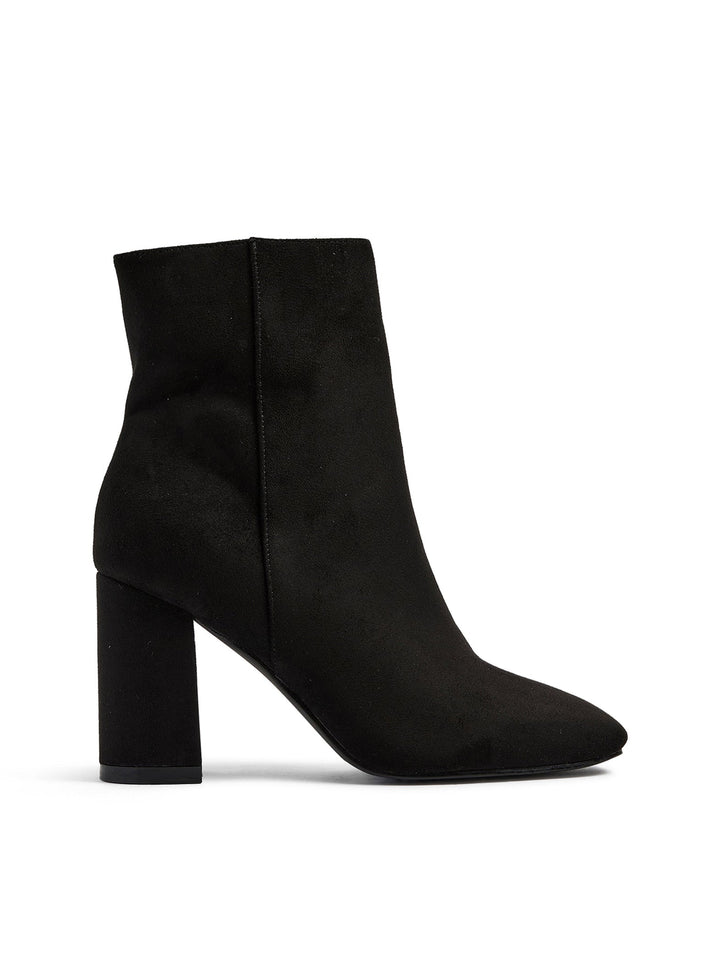 Sage™ | Faux Suede Block-Heel Boots
